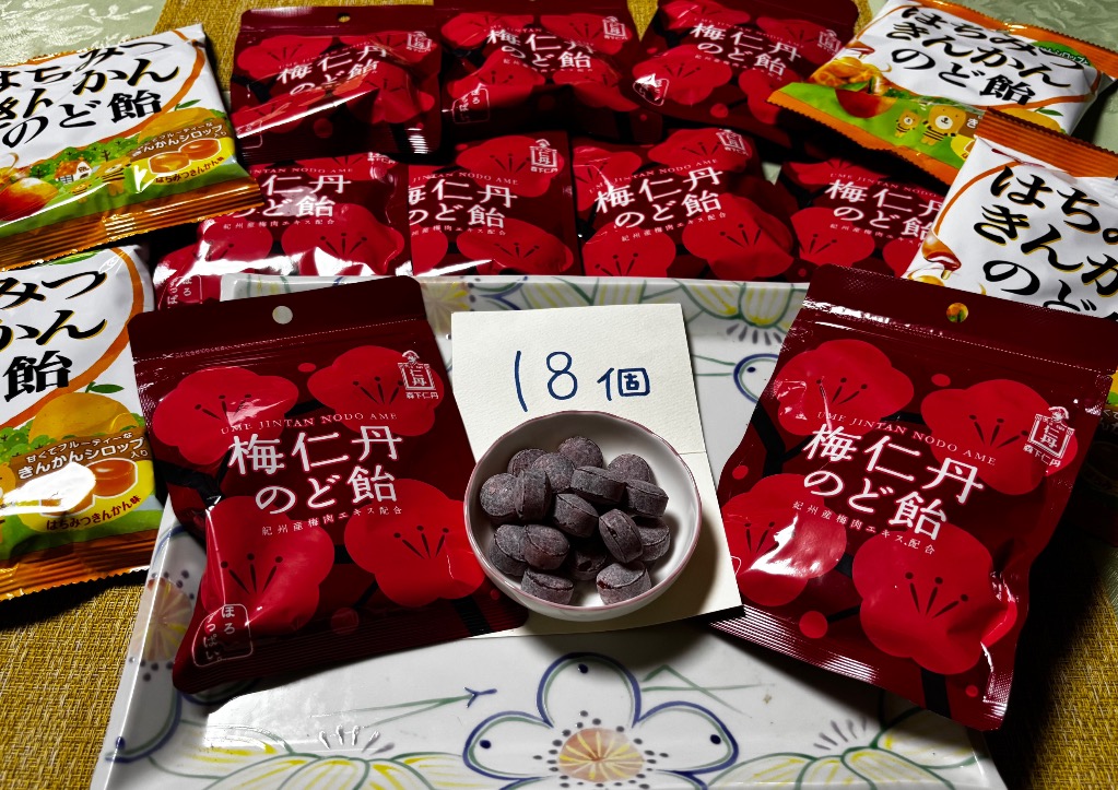 森下仁丹 梅仁丹のど飴 60g 1セット（10パック