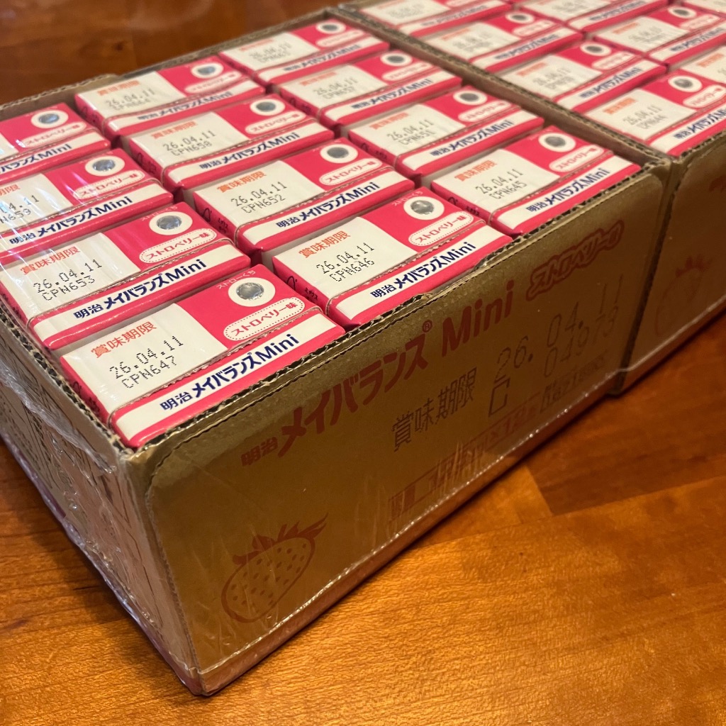 明治（meiji） メイバランスMini ストロベリー味 125mL 紙