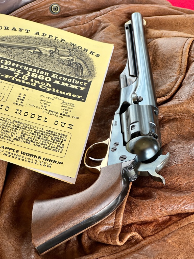☆CAW 発火モデルガン COLT M1860 ARMY 7.5inch HW With Full