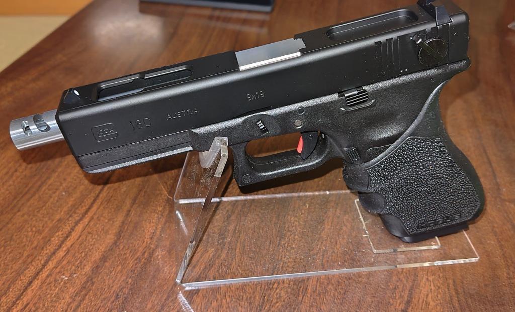 HOGUE GLOCK17用 グリップスリーブ HandAll ビーバーテイル