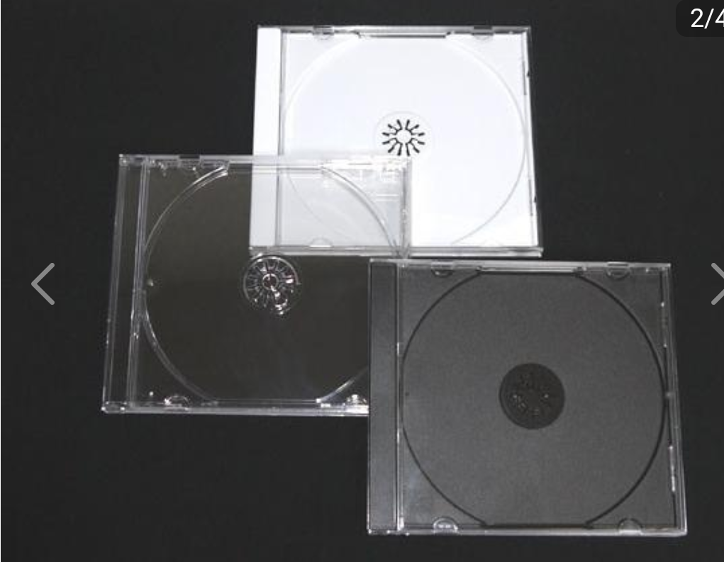 新品CDケース ジュエルケース 200個入未開封 CDジュエルケース（CD1枚収納プラケース×200個）/ クリア / 白