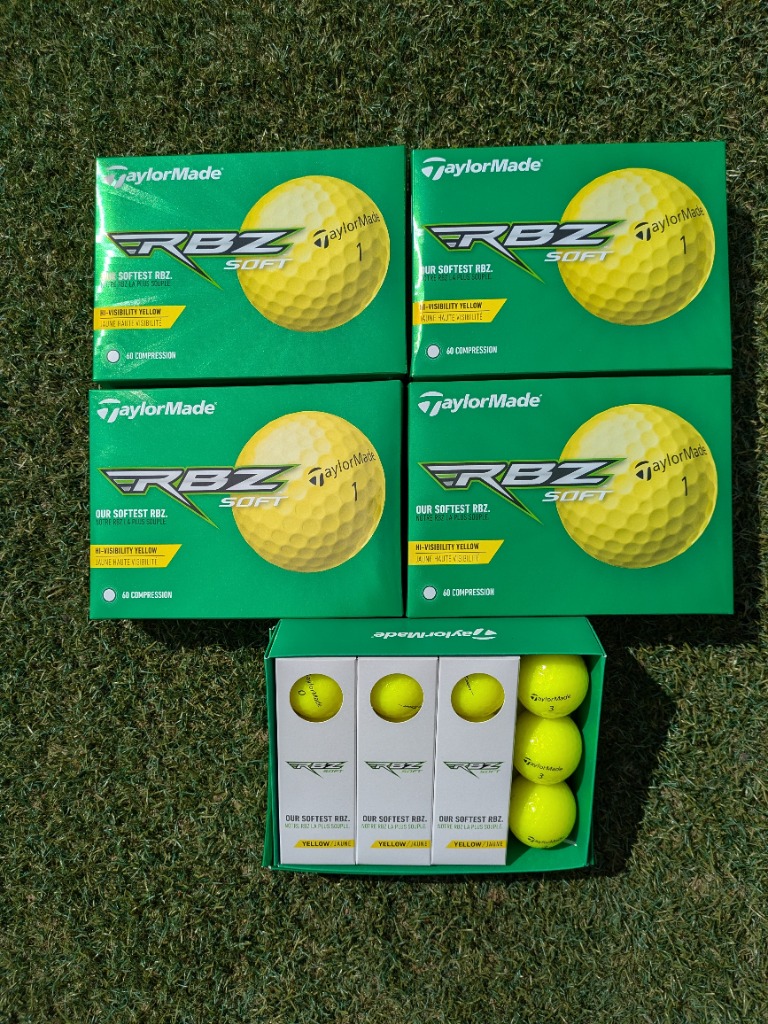 TaylorMade RBZ ソフト ボール （イエロー） 2021年モデル 1