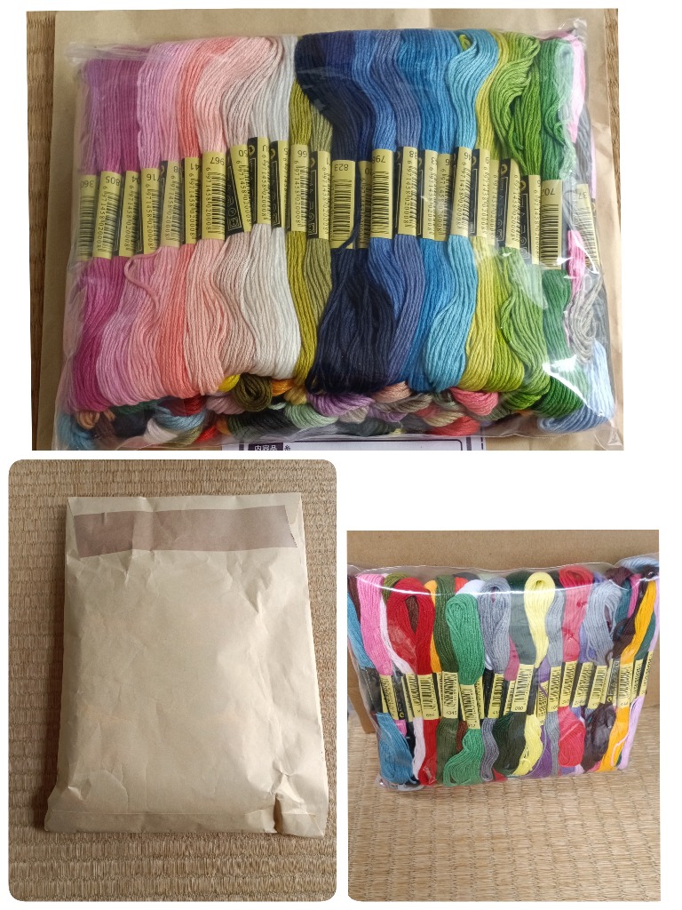刺繍糸 刺しゅう糸 100束 100色 100本 セット クロスステッチ
