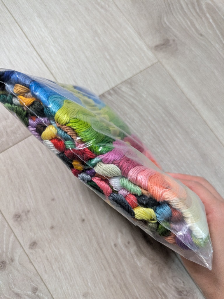 布と糸の人気手芸セレクト100 刺繍糸 刺しゅう糸 100束 100色 100本 セット クロスステッチ