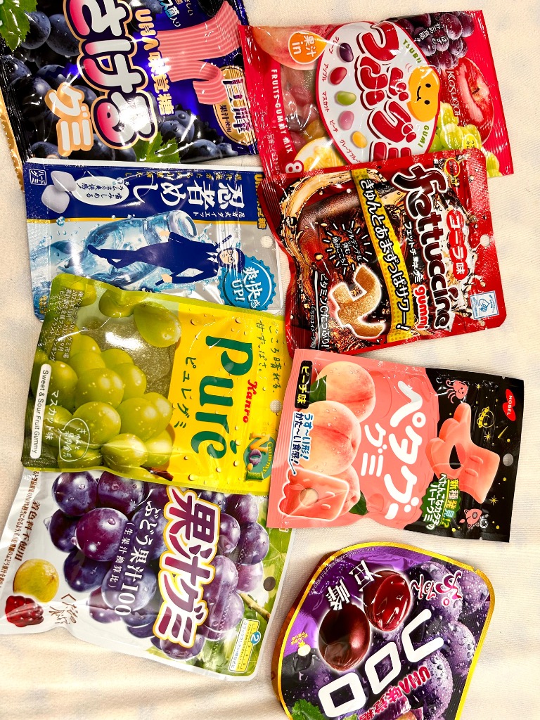 大好評‼︎グミなど詰め合わせ8種10,000円相当★ グミ 詰め合わせ 詰合せ 8種8個 プレゼント 人気 お菓子 駄菓子