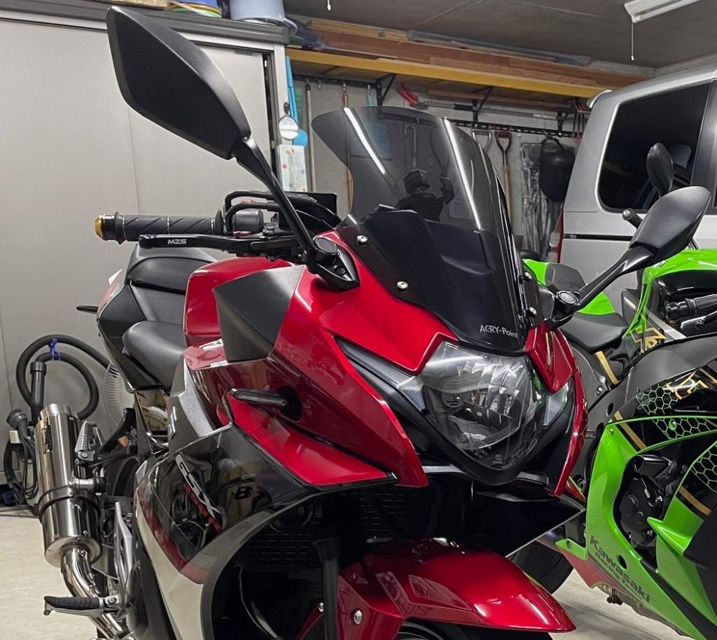 スモークスクリーン　GSX250R アクリポイント ACRY-Point アクリポイント ストリートタイプスクリーン カラー