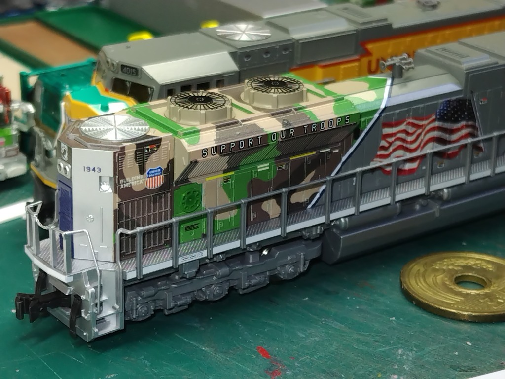 Nゲージ KATO USA 176-1943 EMD SD70ACe Nose Headlight Union Pacific (UP) #1943  