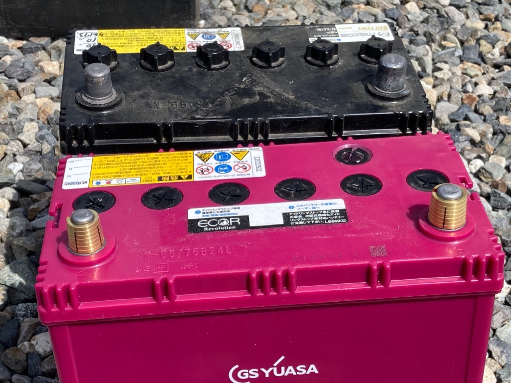 ECO.R ER-N-65/75B24L GSユアサ アイドリングストップ車 充電