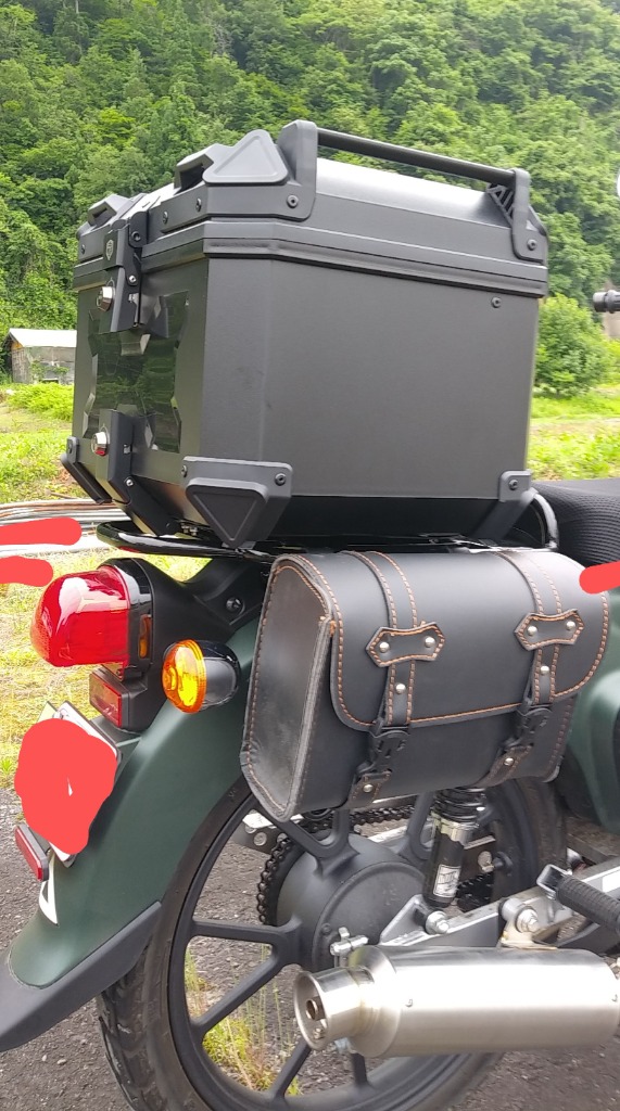 リアボックス バイク 45l 背もたれ バイクリアボックス大型