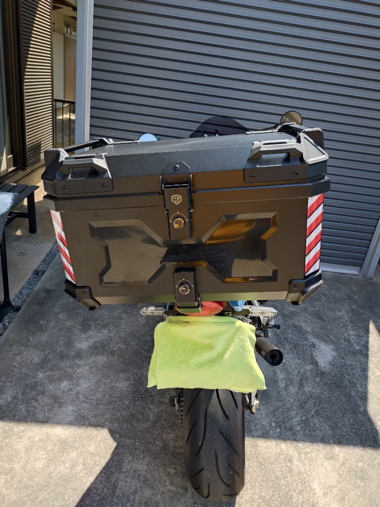 ONE STEP リアボックス バイク 58l 背もたれ バイクリアボックス