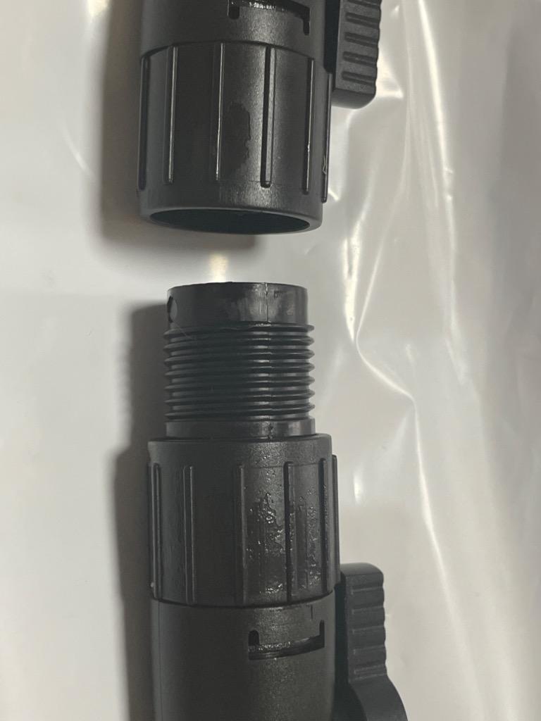 外部式フィルター用ダブルタップ 2本 12/16mm 16/22mm 水槽