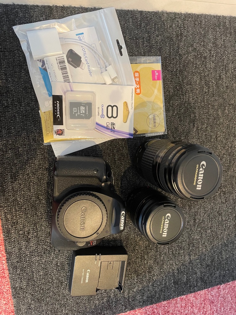 【新品級】Canon kiss X5 ダブルズームセット☘️初心者向け☘️すぐ使える キヤノン Canon EOS Kiss X5 ダブルズームキット KISSX5-WKIT SD