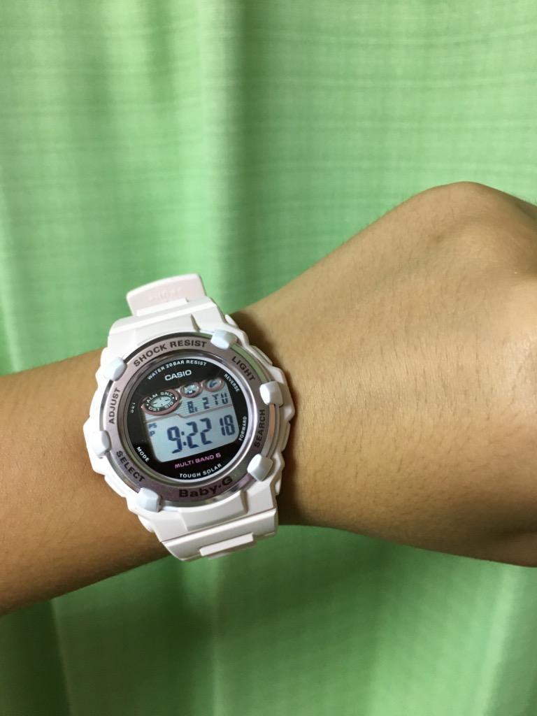 BABY-G ベビージー 電波ソーラー レディース 腕時計 デジタル ピンク 