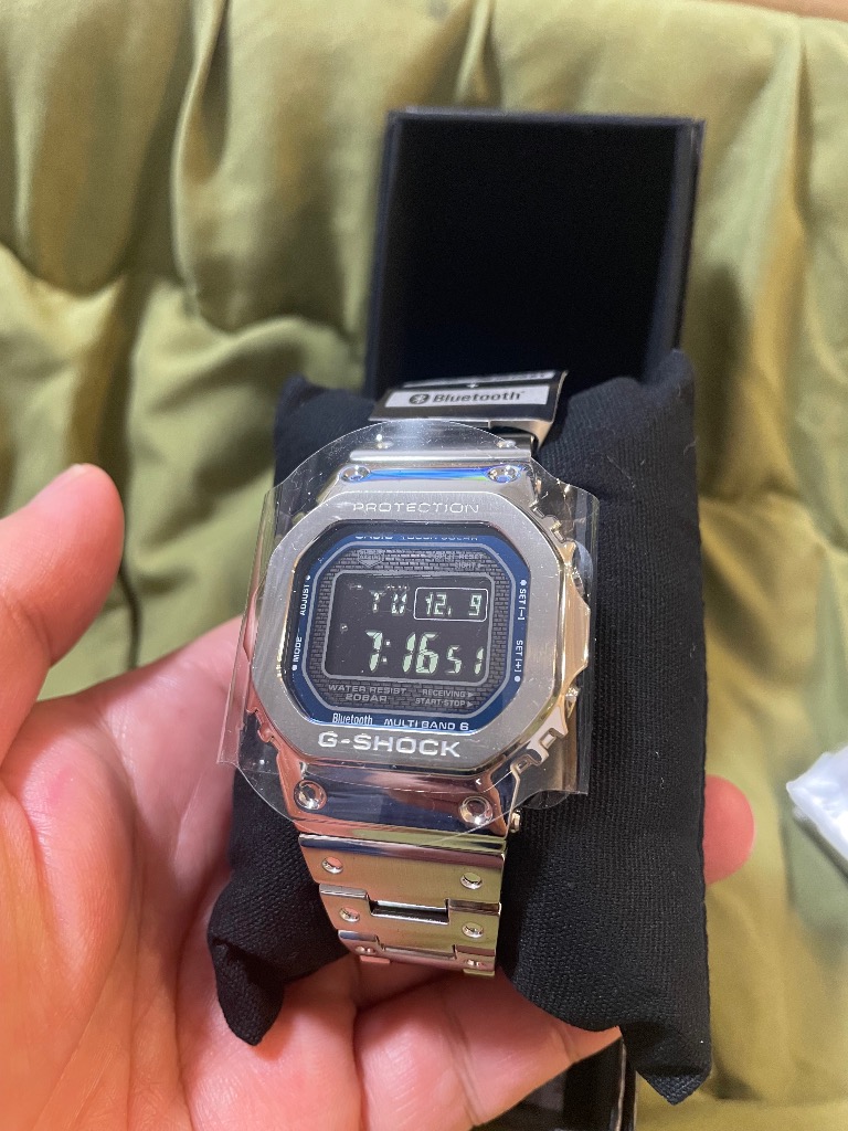 G-SHOCK フルメタル ブルーアクセント GMW-B5000D-2JF メンズ 腕時計