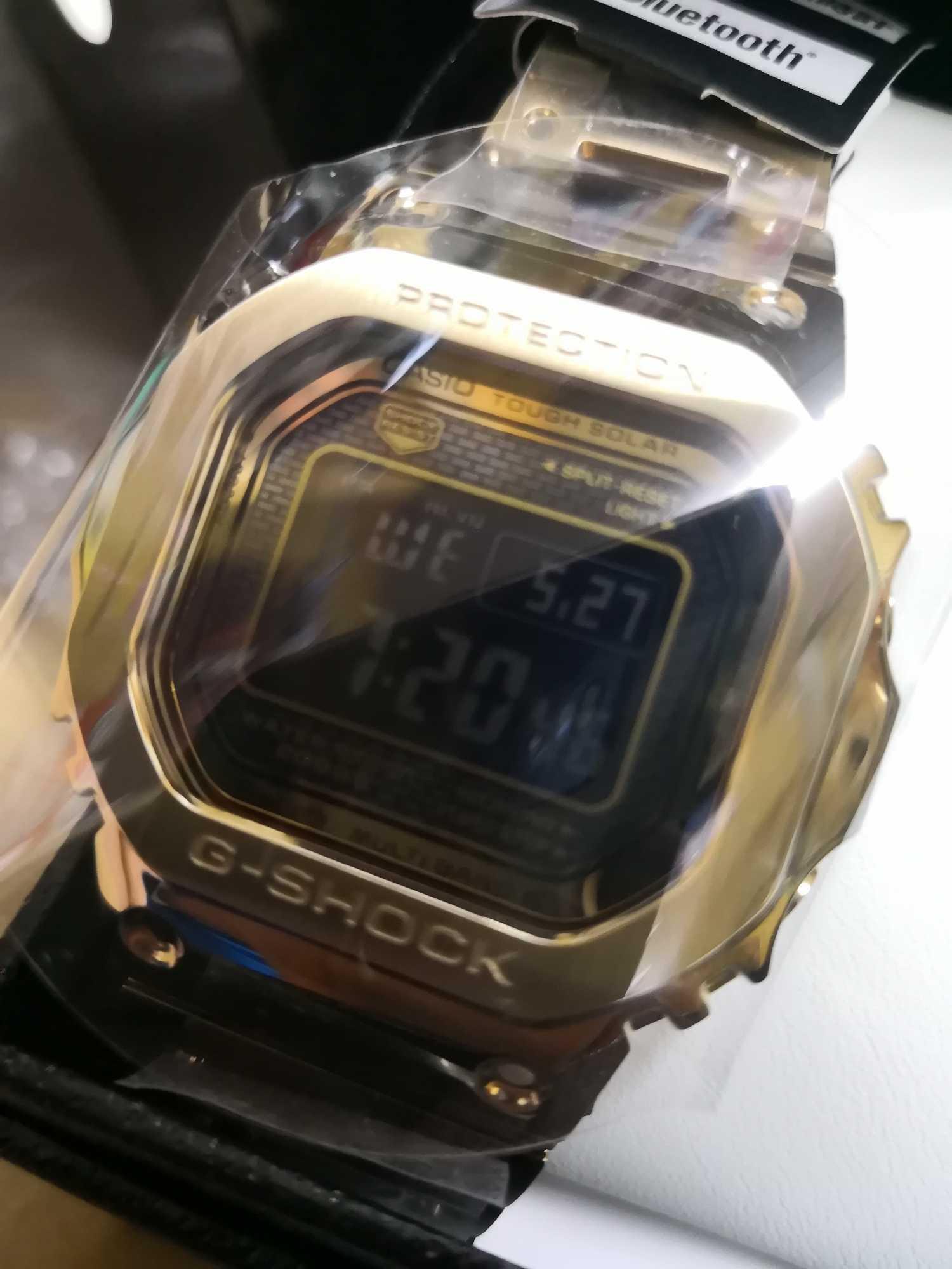 G-SHOCK FULL METAL フルメタル ゴールド 電波ソーラー Bluetooth