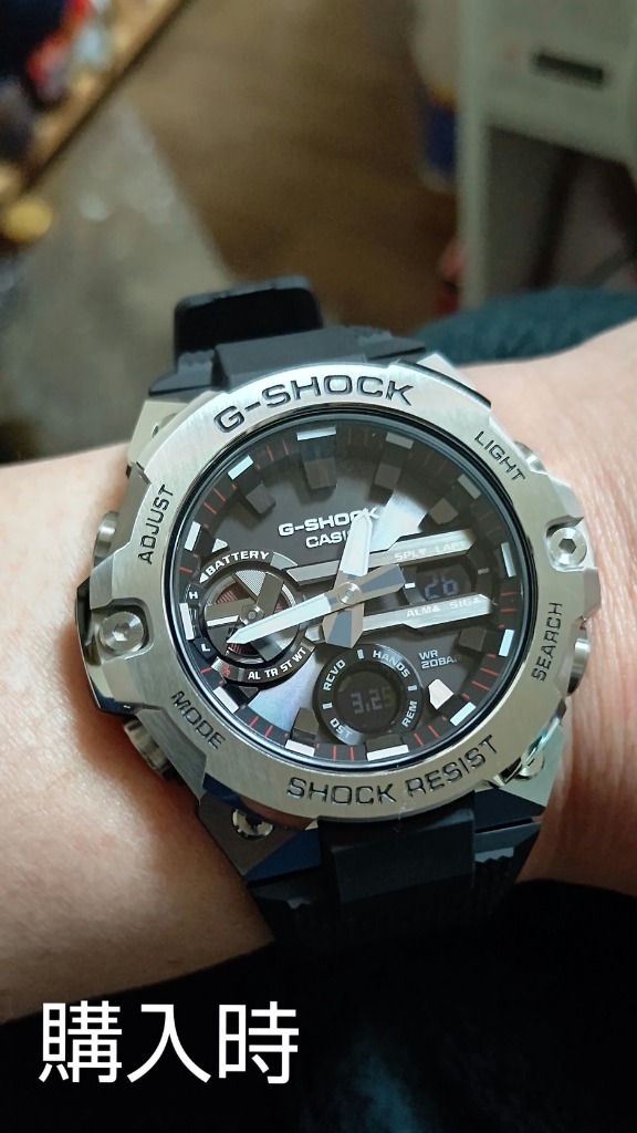 G-STEEL G-SHOCK GST-B400-1AJF メンズ 腕時計 ソーラー