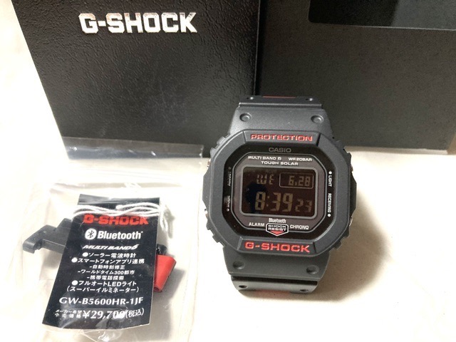 G-SHOCK スクエア 電波ソーラー Bluetooth メンズ 腕時計 デジタル