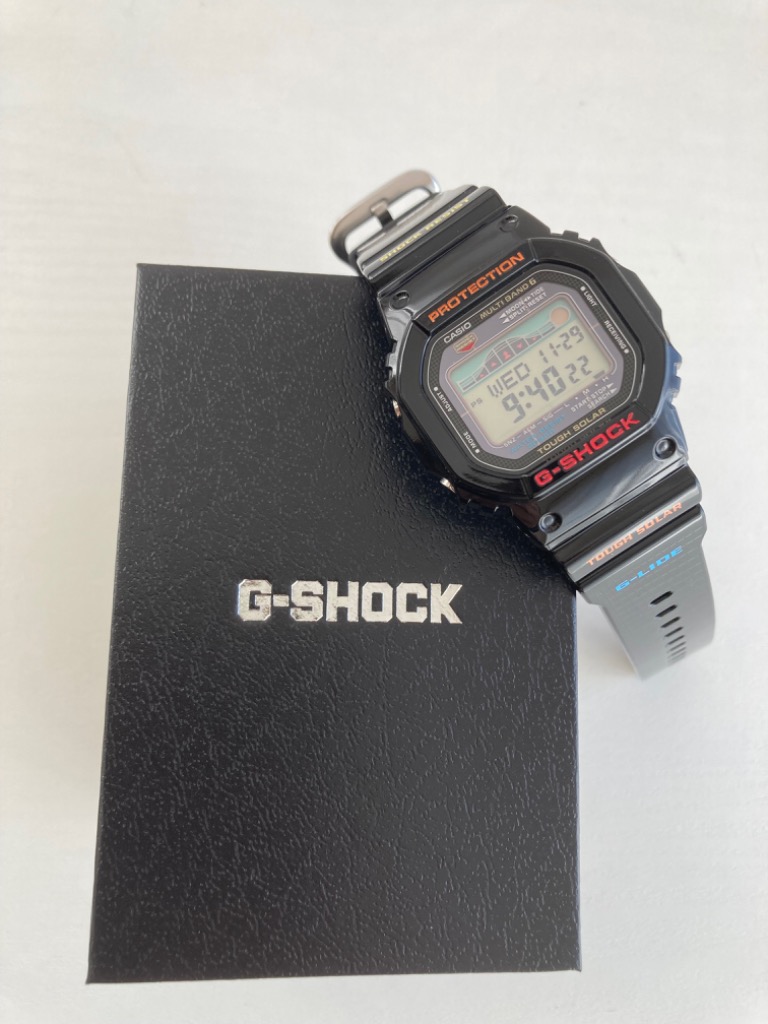G-SHOCK G-LIDE スクエア 電波ソーラー メンズ 腕時計 デジタル タイド 
