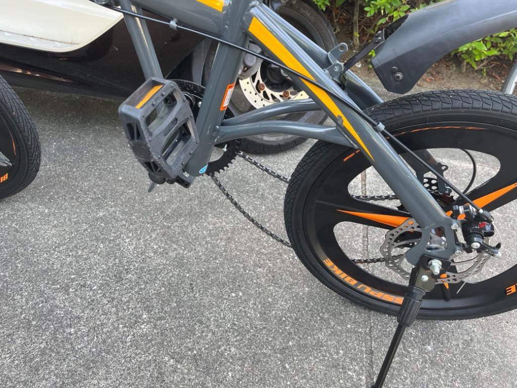 折りたたみ 自転車 20インチ 7段ギア コンパクト 収納 軽量 ディスク ...