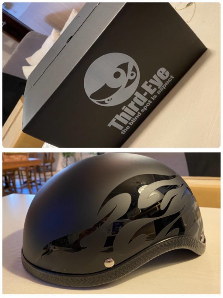 在庫 バイク ヘルメット ハーフキャップ トライバルフレイムス BLACK-BLACK グリフォン :mtbk-tfl-gf:Third-Eye -  通販 - Yahoo!ショッピング