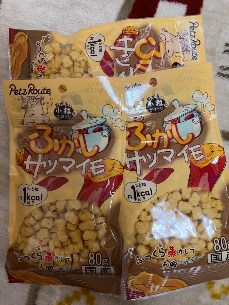 ペッツルート (Petz Route) 小粒なごほうび ふかしサツマイモ 80g