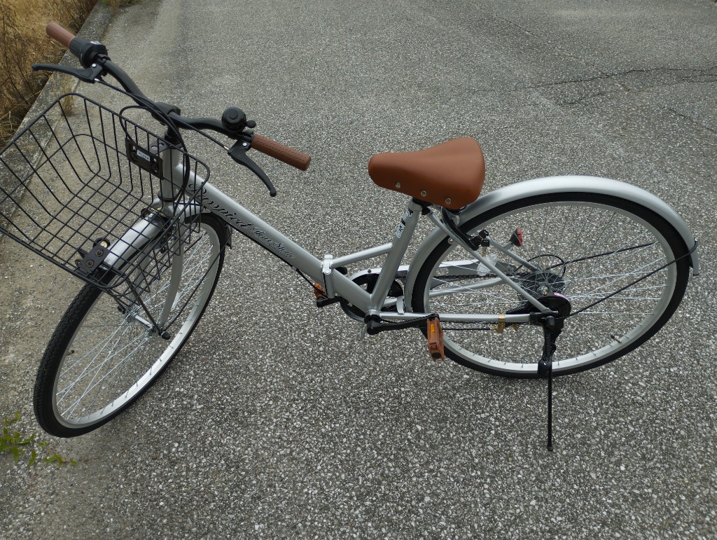 アイジュサイクル シティサイクル 折りたたみ自転車 26インチ
