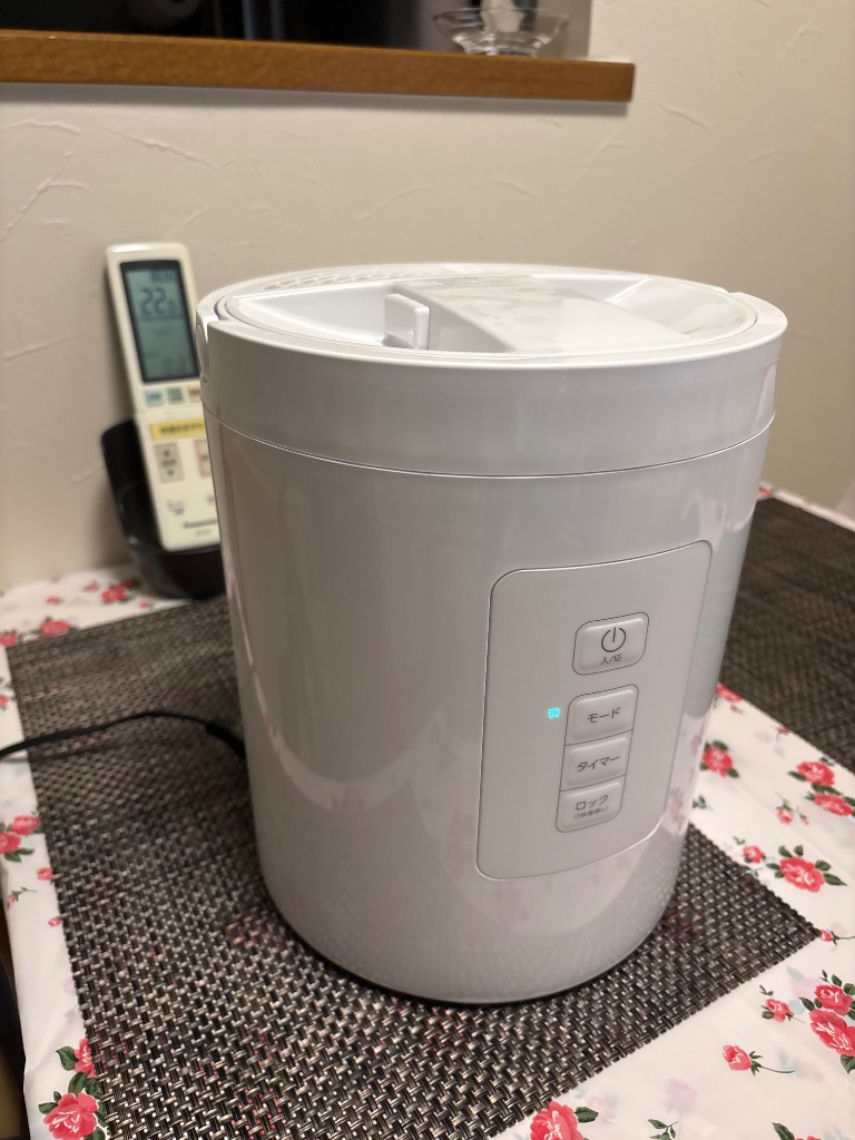 THREEUP 加湿器 スチーム式 加熱 シンプル 2L エコ 卓上 ポット