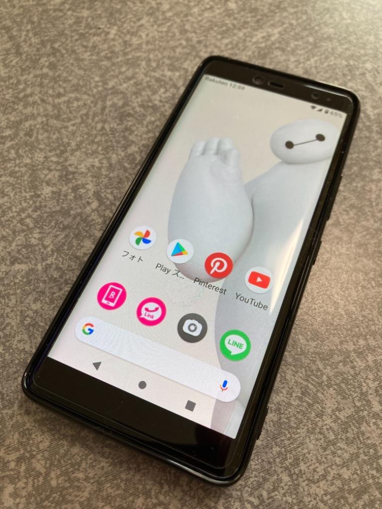 Rakuten - 【未開封】Rakuten hand 黒【新品】TPUケース・ストラップ付き RAKU Rakuten Hand ソフトケース カバー TPU ブラック ケース