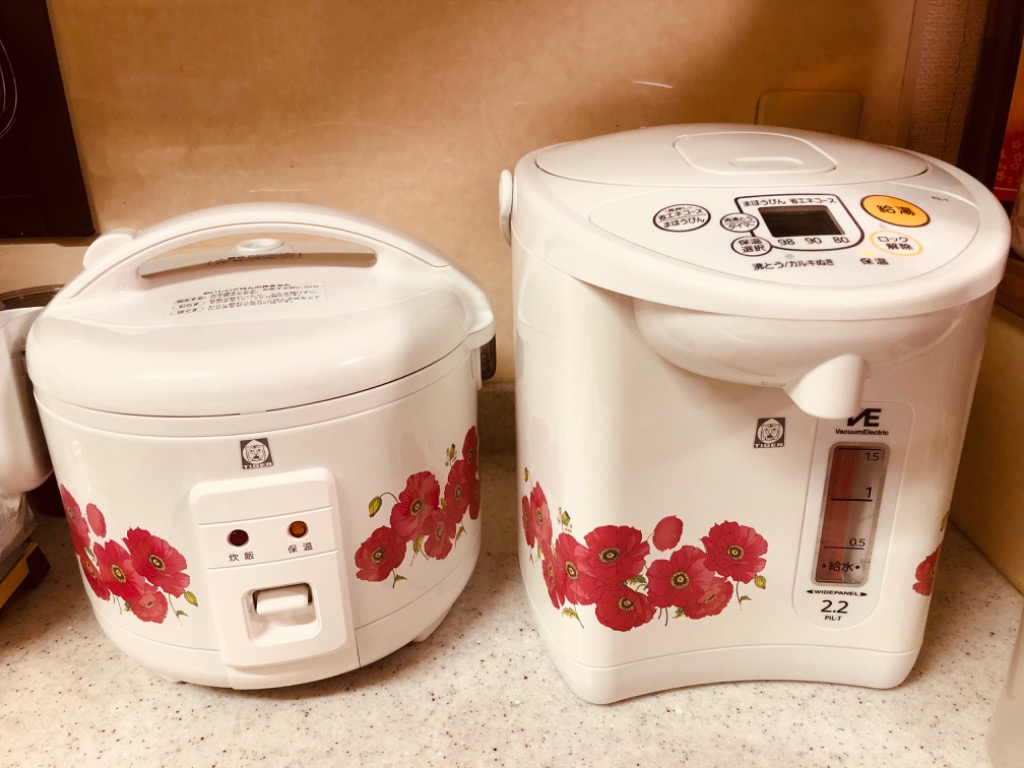 限定タイムセール 炊飯器 3合 JNP-T055WF ポピー 100周年記念モデル