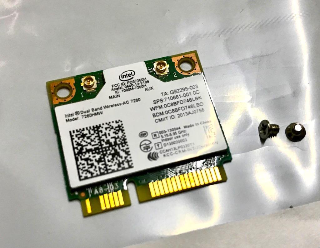 インテル AC 7260 Intel Dual Band Wireless 7260HMW 【バルクパッケージ】 (mini-PCI Express)  11ac 867Mbps Bluetooth 無線LAN ワイヤレスカード :20220212Inteltip:TIKII - 通販 -  Yahoo!ショッピング