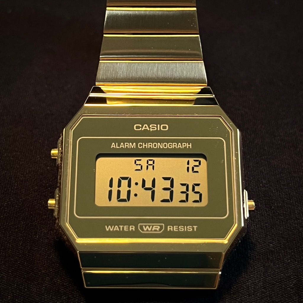 【限定特価】CASIO カシオ A700WEVG-9A デジタルウォッチ スタンダード デジタル 並行輸入品 10年保証 日本未発売 CASIO