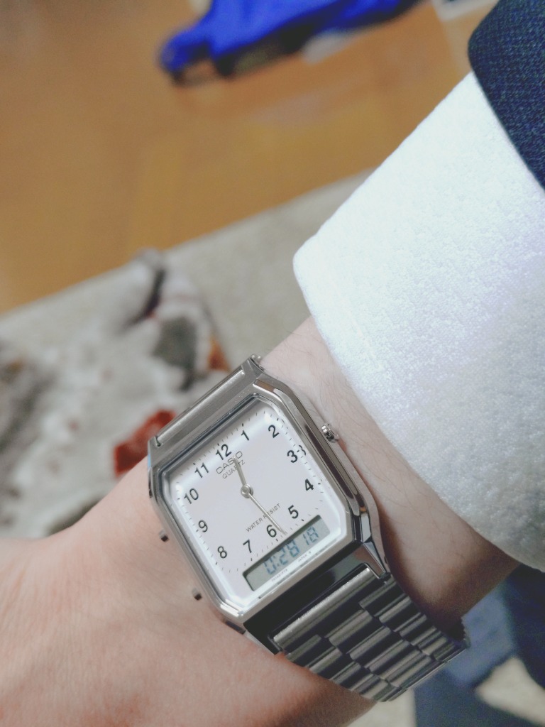 スタンダードアナデジ CASIO STANDARD カシオ AQ-230A-7B 腕時計 時計 