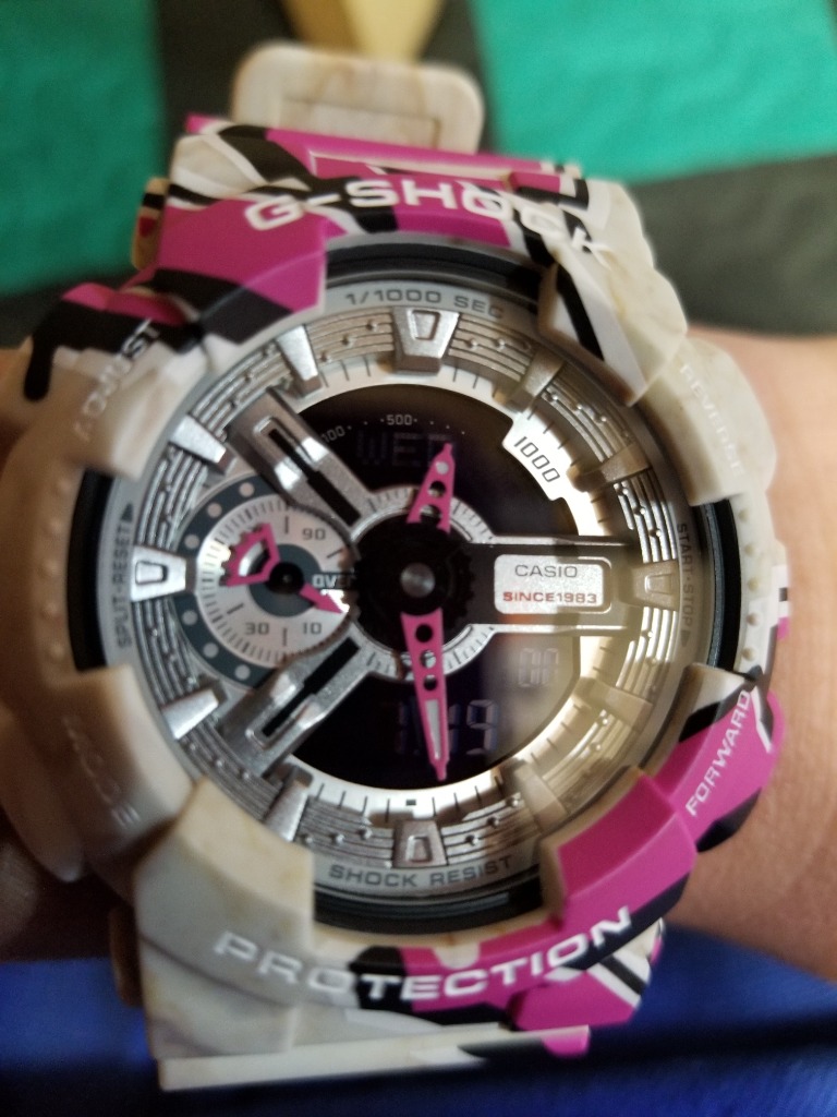 10年保証 CASIO G-SHOCK カシオ Gショック GA-110SS-1A 腕時計 時計