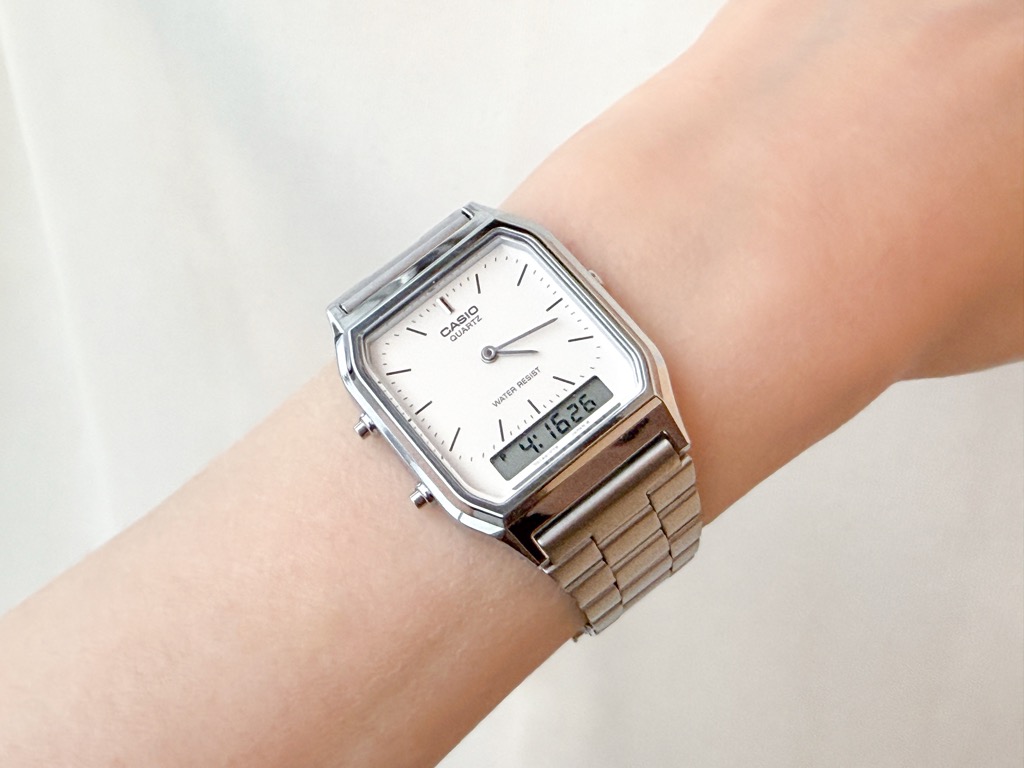スタンダードアナデジ 並行輸入品 10年保証 CASIO STANDARD MENS