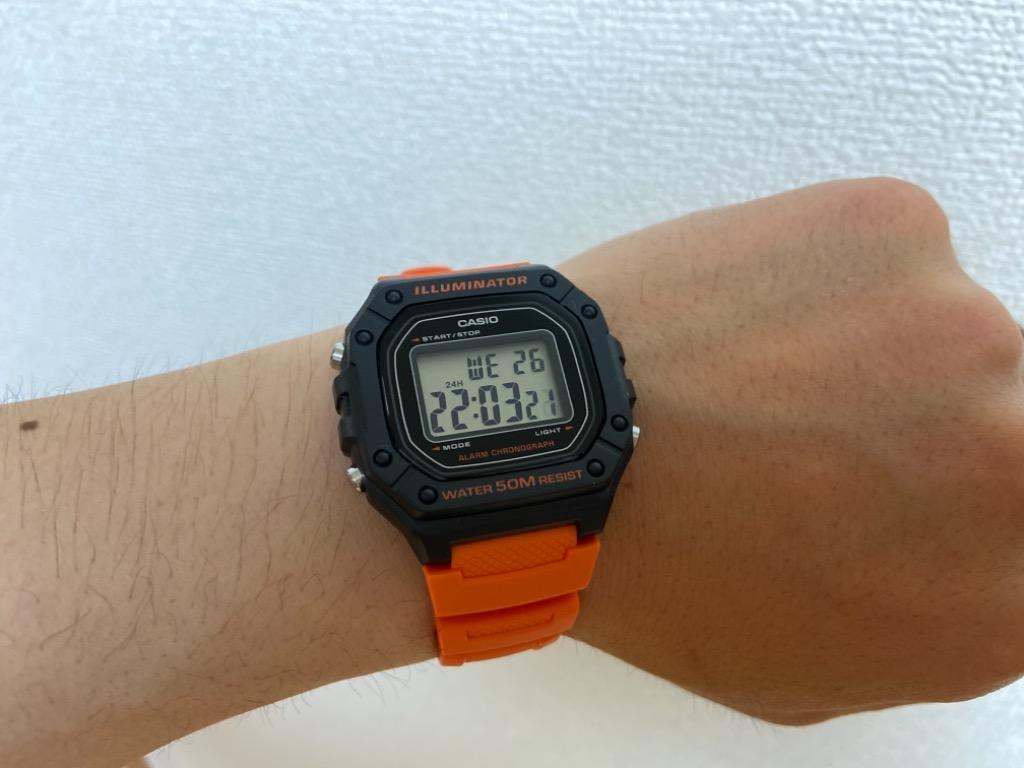 国内外の人気集結！ 海外専売 CASIO カシオ W-218H-4B2VDF ブラック