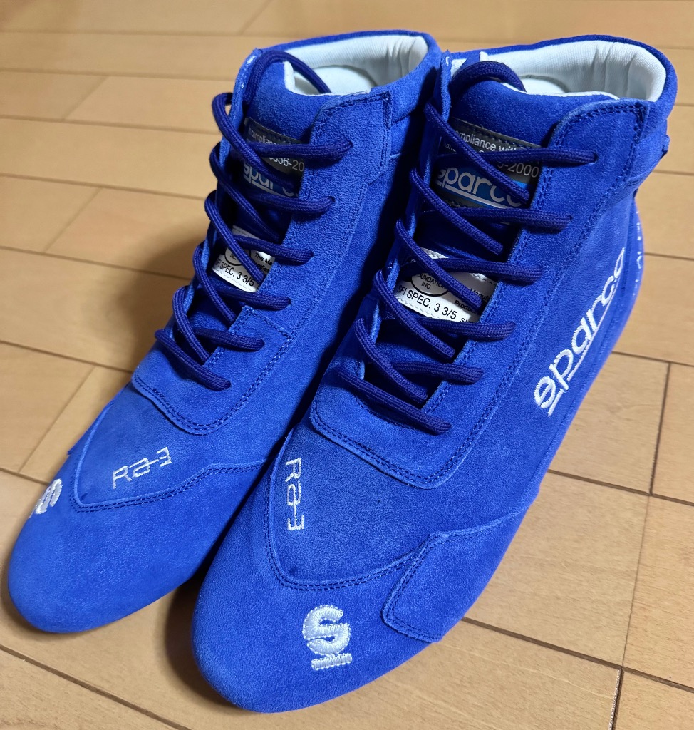 スパルコ FIA公認シューズ［SLALOM RB3.1 青41] スパルコ FIA公認シューズ［SLALOM RB3.1 青41] SPARCO