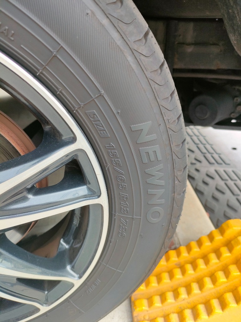 BRIDGESTONE 2025年製 日本製 NEWNO 155/65R13 73S 4本セット