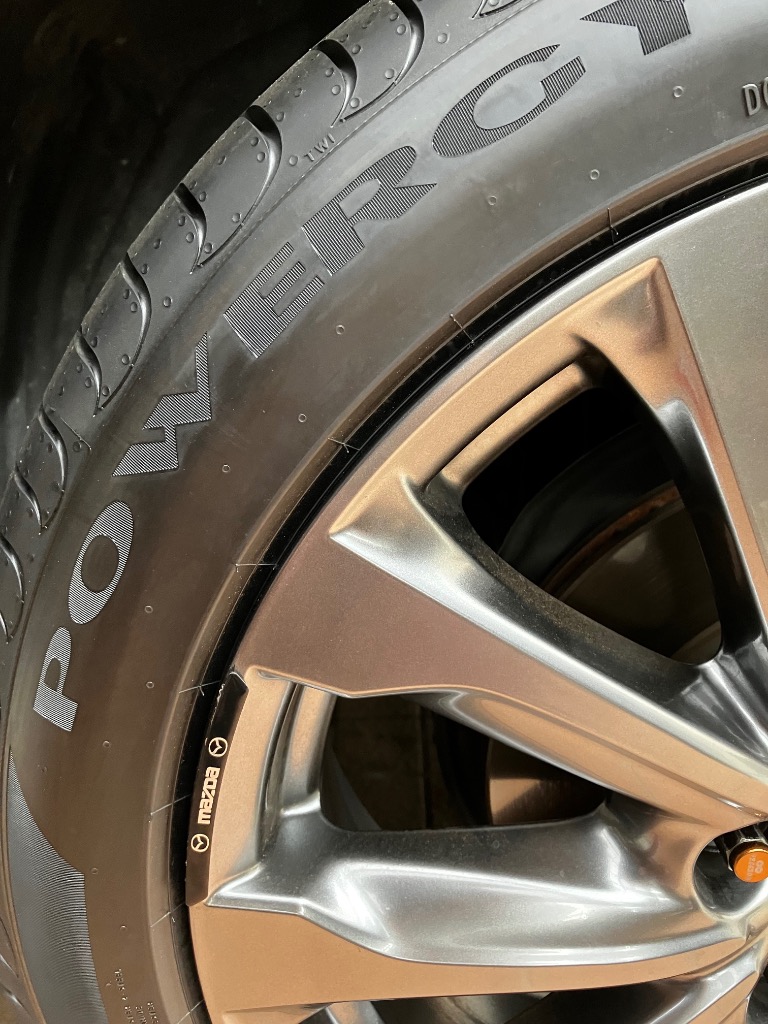250820-03 ②PIRELLI POWERGY ラジアルタイヤ2本