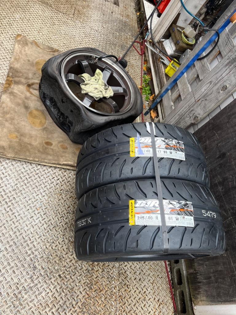 ダンロップ DIREZZA Z3 245/40R17 91W サマータイヤ 2本セット :x2si