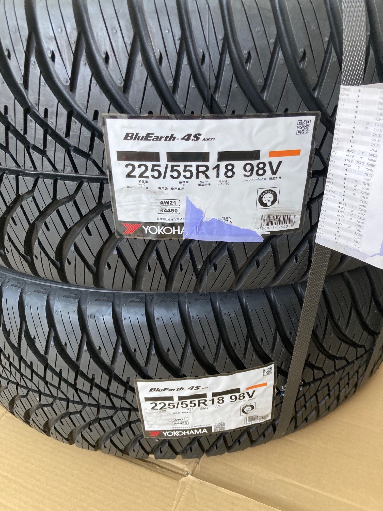 BluEarth ヨコハマ ブルーアース4S AW21 225/55R18 98V オール