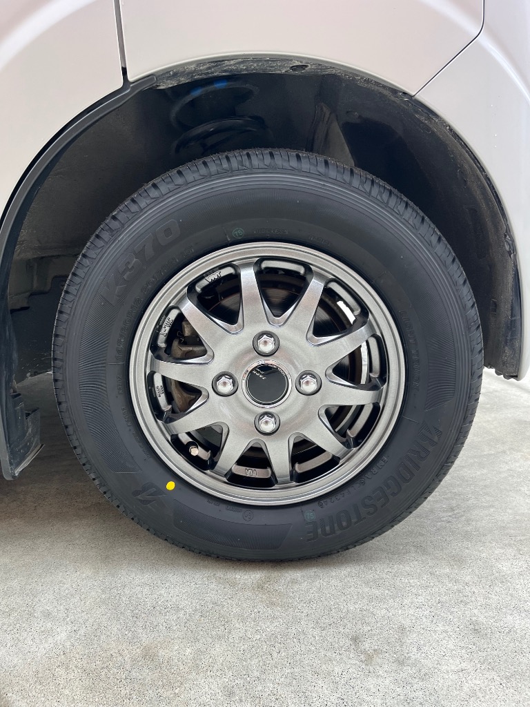 BRIDGESTONE ブリヂストン K370 145/80R12 80/78N サマータイヤ