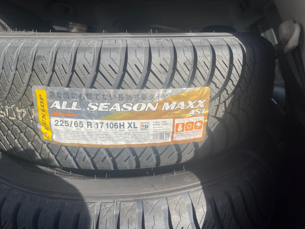 DUNLOP ダンロップ ALL SEASON MAXX AS1 225/65R17 106H XL