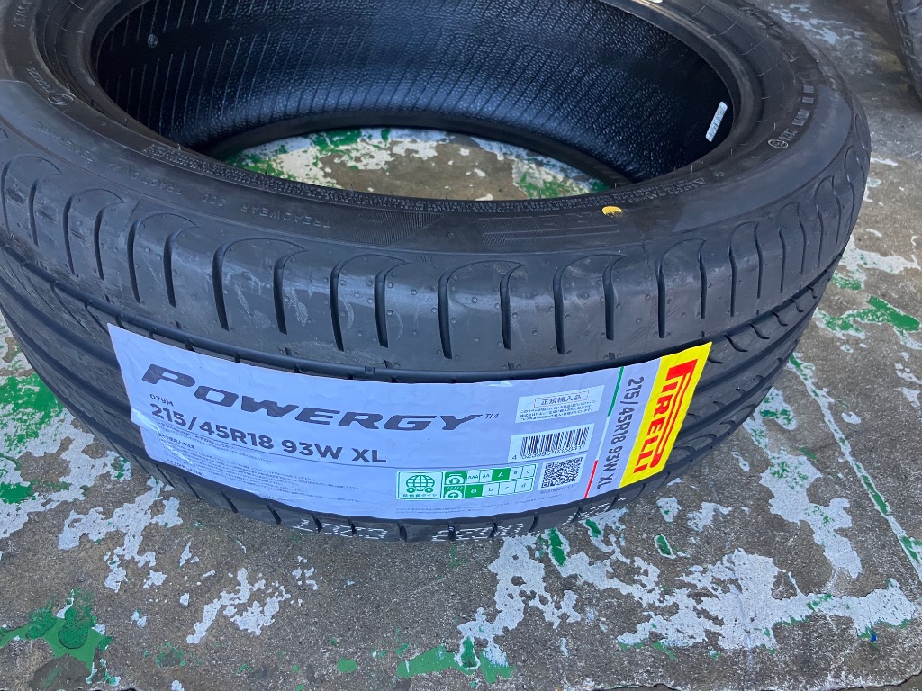 PIRELLI ピレリ POWERGY 215/45R18 93W XL サマータイヤ 4本