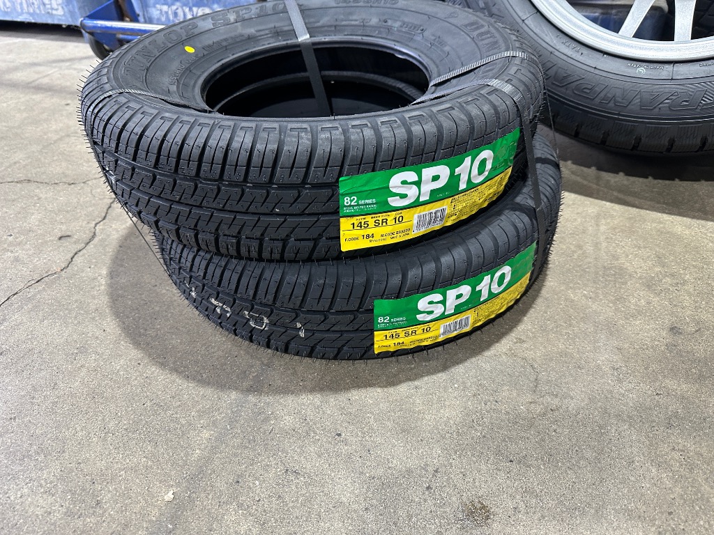 DUNLOP ダンロップ SP10 145SR10 68S サマータイヤ 4本セット : タイヤ