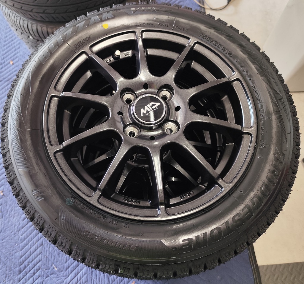BRIDGESTONE 2025年製造 ブリヂストン BLIZZAK VRX2 155/65R14