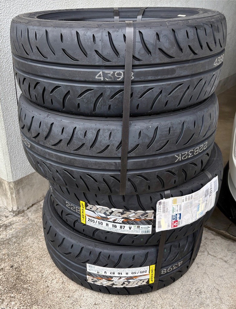 DIREZZA ダンロップ Z3 205/50R16 87V サマータイヤ 4本セット