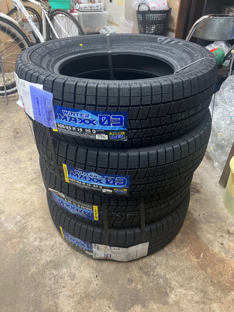 お取引中 【未使用級】ダンロップWM03 2021年製205/65R16