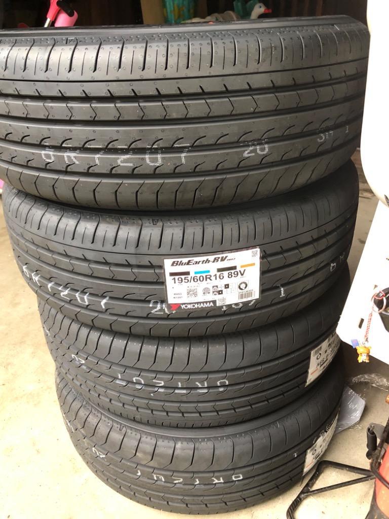 BluEarth 4本 サマータイヤ 195/60R16 89V ヨコハマ ブルーアースRV