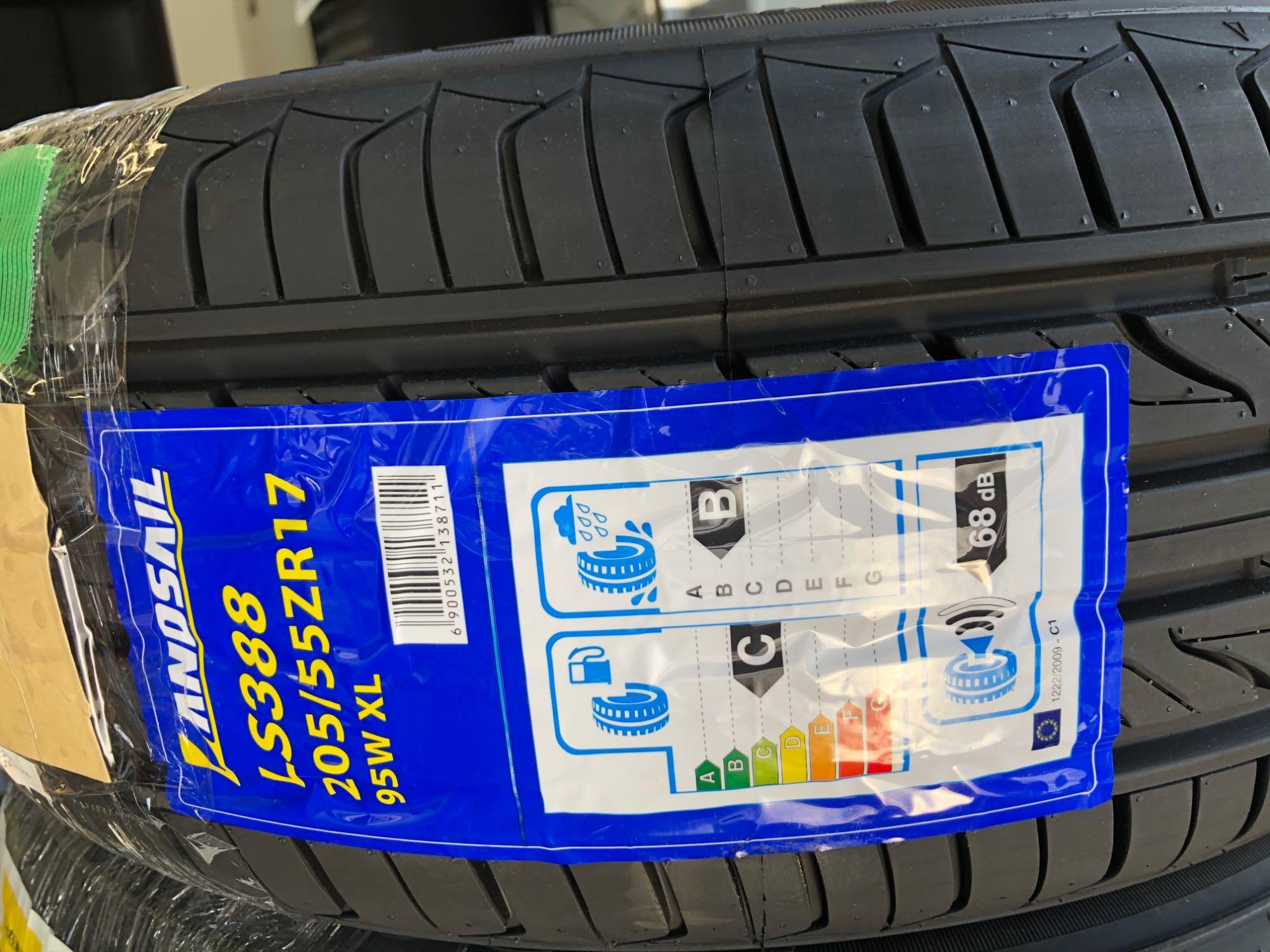 サマータイヤ 205/55R17 95W XL LANDSAIL（ランドセイル） LS388 2022-23年製 （ネット限定特価）