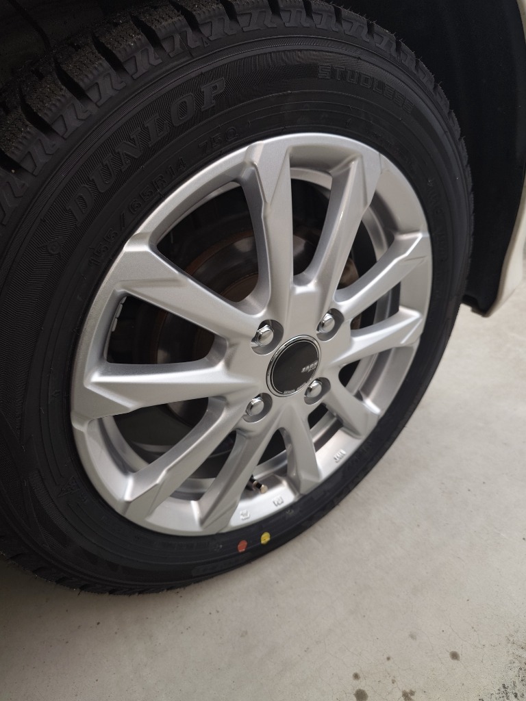 WINTER MAXX 02 2024年製造 155/65R14 75Q DUNLOP WM02 ホイール